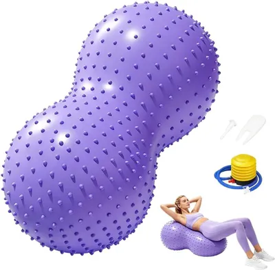Immagine prodotto di Palla Pilates a forma di "arachide", 45 x 90 cm, per equilibrio e terapia