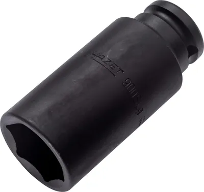 Produktbild von Hazet Schlag-Maschinenschrauber Steckschlüsseleinsatz 900SLG-27, 1/2 (12,5 mm) Vierkant hohl, Außen Sechskant-Tractionsprofil, SW 27 mm