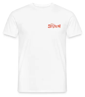 Produktbild von Lilo & Stitch | Stitch Mit Surfbrett Männer T-Shirt, M, Weiß
