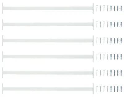 Produktbild von Verstellbarer Fenster-Sicherheitsbalken （6 pcs）- CLORIS - Weiß Stahl - Sonstiges Fensterzubehör C1588