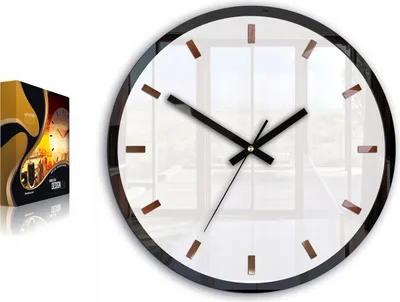 Produktbild von ModernClock, wanduhr, Rolo weiß, wanduhr 30cm, moderne Uhr
