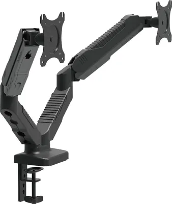 Produktbild von Monitorhalter - Schwarz - Metall - für 2 Monitore geeignet