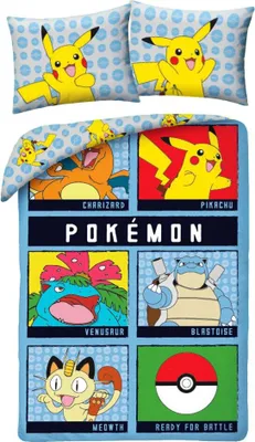 Obrázek produktu pro Povlečení Pokémon - Ready for Battle
