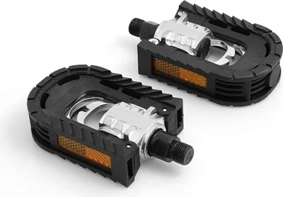 Produktbild von System-S Klapppedale Universal Fahrrad Pedal, Schwarz, 14,3 mm