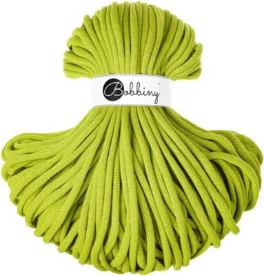 Produktbild von Bobbiny Jumbo Baumwollseil 9mm, 100m - Weich, langlebig &  , Dopamine Lime