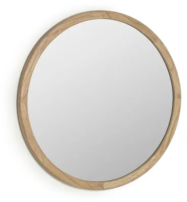 Produktbild von Rundspiegel Alum 80 x 4 x 80 cm Mindi- Holz
