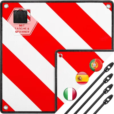 Productafbeelding van 3-in-1 waarschuwingsbord voor Italië, Spanje en Portugal