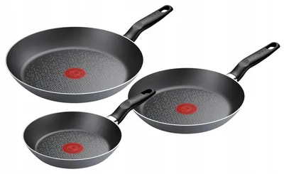 Produktbild von Pfannenset Tefal Only Cook B9289402 3-teilig mit Antihaftbeschichtung 20 24 28 cm