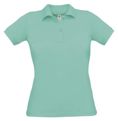 Produktbild von Damen-Poloshirt, Kurzarm - B&C SAFRAN/W - pix. turquoise - Größe XL