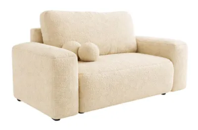 Produktbild von ANMIL Schlafsofa in Creme LUMI 190 × 110 × 94 cm Sofa mit Schlaffunktion und Bettkasten Stoff Quelle