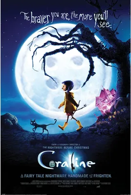 Produktbild von Coraline Poster The braver you are, the more.. 61 x 91,5 cm