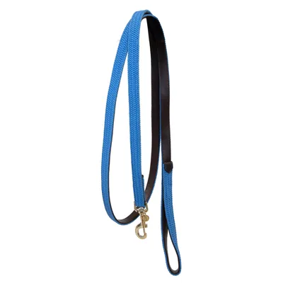 Produktbild von Kentucky Horsewear Geflochtene Nylon Führleine 2 m Hellblau