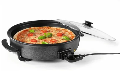 Produktbild von GOURMETMAXX Pizza-Pfanne elektrisch 1500W schwarz