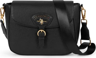 Produktbild von U.S. POLO ASSN. Umhängetasche Schultertasche Stanford Flap Crossbody Bag Black schwarz
