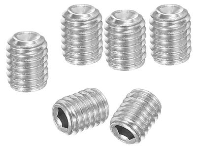 Productafbeelding van Madenschroef M5 x 6 mm - Set van 100 Rvs Innensechskant Schroeven
