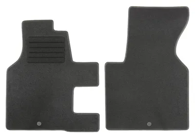 Fußmatten-Set für VW T4 Bus (Schaltgetriebe), 09/1990-04/2000, 2-teilig, Schwarz