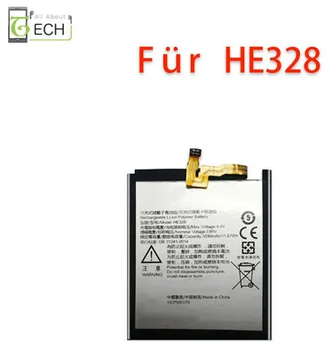 Produktbild von Ersatz Akku für Nokia 8 HE328 3030mAh Accu Batterie Battery