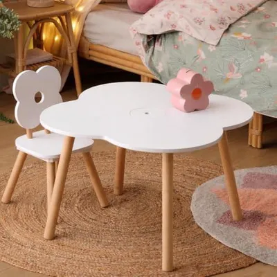 Produktbild von Atmosphera – Kindertisch Ally, weiß, 51 x 51 x 40 cm