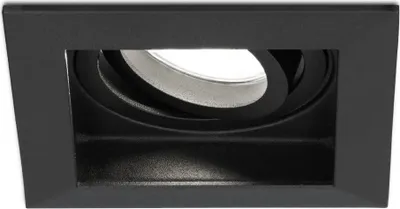 Produktbild von hoftronic LED Einbaustrahler 4W 345lm 6500K Schwarz GU10 Dimmbar Schwenkbar