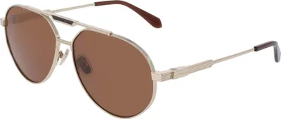 Produktbild von Ferragamo SF327S Shiny gold 62/14/145 Herren Sonnenbrillen