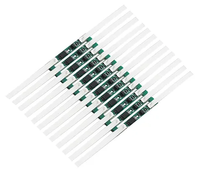 Produktbild von 10 Stück 3,7 V Li-Ionen-Akku-Schutzplatinen-Zubehör 2-3 A Strom Nickel 18650 Überentladung
