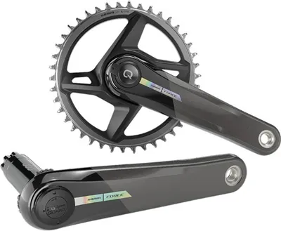 Produktbild von SRAM Force 1 AXS Powermeter Kurbel 175 mm, 40Z, DUB - präzise Leistungsmessun...