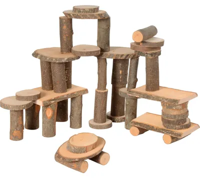 Image de Ensemble en bois naturel