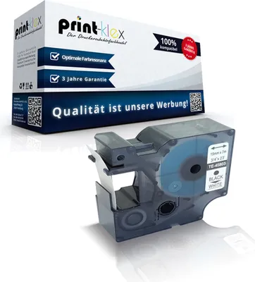 Produktbild von Kompatibles Schriftband für Dymo 45803 Labelmanager350Series Labelmanager360D Labelmanager400 S0720830 7mx19mm 7 m x 19 mm BK/W Label Etiketten - Office Serie