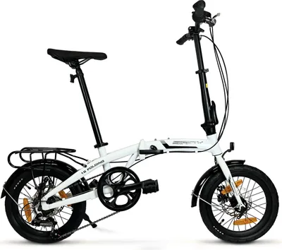 Produktbild von Faltbares 16-Zoll-Fahrrad, kompakt, Mini-Klapprad, 12,5 kg, Aluminium, Shimano