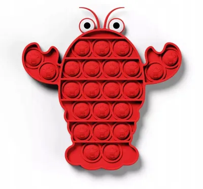 Produktbild von Midex Krab Pop It Sensorisches Antistress-Spielzeug Rot