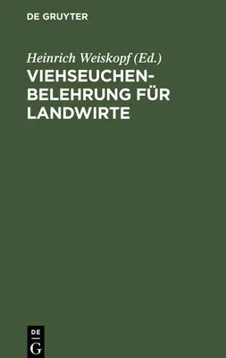 Produktbild von Viehseuchen-Belehrung für Landwirte