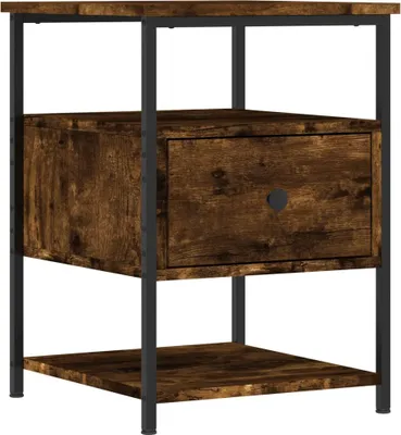 Obrázok produktu pre vidaXL Nočný stolík Smoked Oak 40x42x56 cm odvodený výrobok z dreva