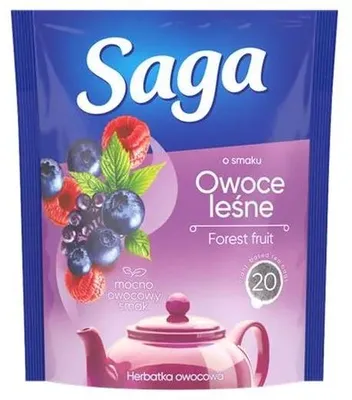 Immagine prodotto di Tè ai frutti di bosco Saga 20 bustine