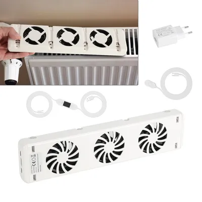 Produktbild von TolleTour Heizkörperverstärker Erweiterungsset Heizkörper booster lüfter ventilator Heizkörper Mono-Set