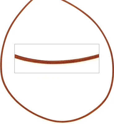 Produktbild von JOBO Leder-Schnur orange ca. 1 m lang