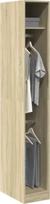 Produktbild von "2026 Promotion" Kleiderschrank Sonoma-Eiche 30x50x200 cm Holzwerkstoff - Kleiderschränke CC16528