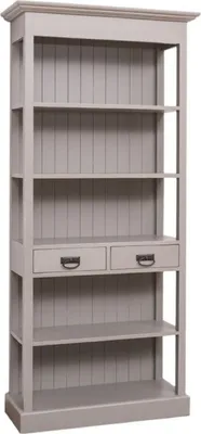 Produktbild von Casa Padrino Landhausstil Shabby Chic Schrank Antik Grau 91 x 39 x H. 197 cm - Landhausstil Esszimmer Schrank - Massivholz Möbel - Landhausstil Shabby Chic Möbel