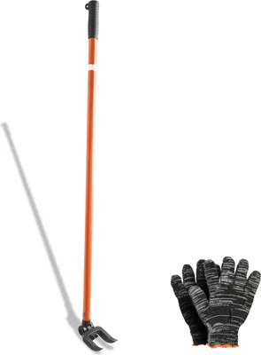 Obrázek produktu pro Zvedák desek SucceBuy s nosností 907 kg, délkou 1270 mm, včetně rukavic a kleští na hřebíky, robustní paletový zvedák pro odstraňování podlahových krytin, rámů, střech, obkladů a sádrokartonových desek