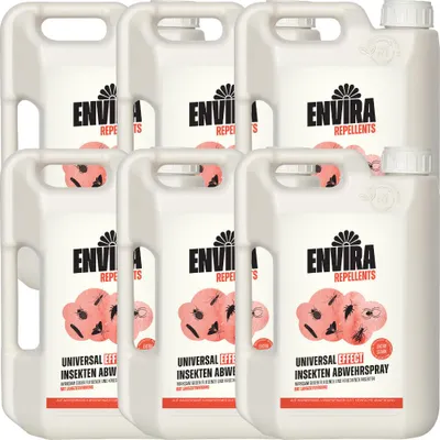 Produktbild von Envira Universal Effect Insekten Abwehrspray im Vorteilspack 6x2L