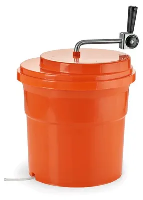 Produktbild von 2x WAS Germany Salatschleuder mit Wasserablaufschlauch orange 16,5 l
