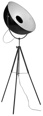 Vintage Vloerlamp aus Metall, Schwarz, 165 cm, E14