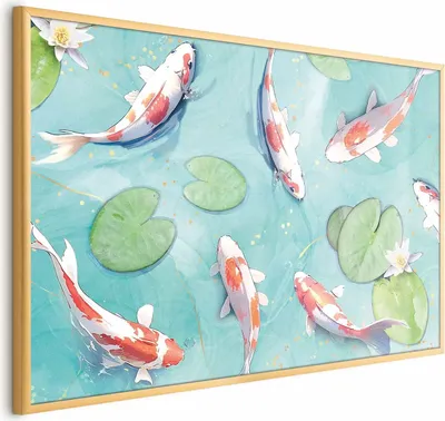 Produktbild von Posterpapier Poster - Pond in Japan 60x40 cm Tiere g-C-10141-ao-a