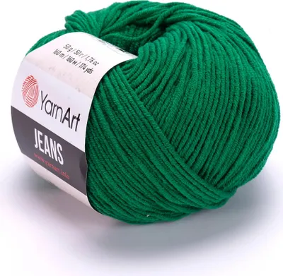 Produktbild von Yarn Art Jeans 52 Dark Green Strickgarn