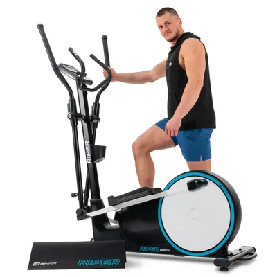 Obrázek produktu pro Hop-Sport HS-250C Riper crossový trenažér pro domácí použití - ovládání pomocí aplikace, 12 programů, 32 úrovní magnetického odporu, nastavení výšky, nosnost až 150 kg