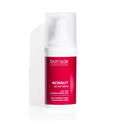 Immagine prodotto di Biotrade Acnaut Crema Attiva per pelli grasse e acneiche contro comedoni 30ml