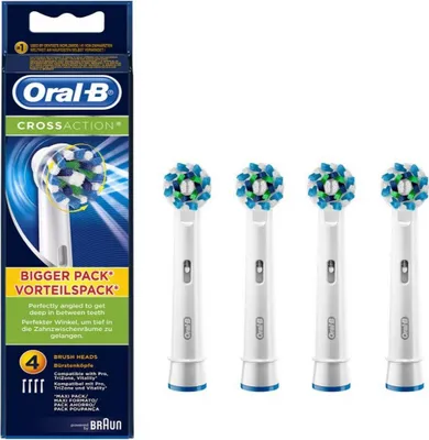 Produktbild von Oral-B | EB50-4 | Zahnbürstenersatz | Köpfe | Für Erwachsene | Anzahl der enthaltenen Bürstenköpfe 4 | Anzahl der Zahnputzmodi Trifft nicht zu