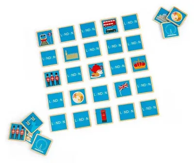 Obrázek produktu pro Bigjigs Toys Paměťová hra Londýn