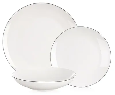 Obrázok produktu pre Orion | Jedálenská súprava 18-dielna - Porcelánová sada tanierov pre 6 osôb - DECORA