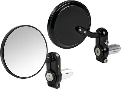 Obrázek produktu pro Pár černých zpětných zrcátek Lampa Dernier