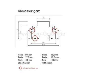 Produktbild von Stromzähler Wechselstromzähler 45A LCD Display, MID 2024 geeicht, S0-Ausgang, Hutschiene